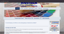 Desktop Screenshot of kohler-malerbetrieb.de